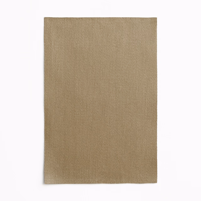 Warm caffe latte taupe satin swatch with a fine, softly reflective plain surface
