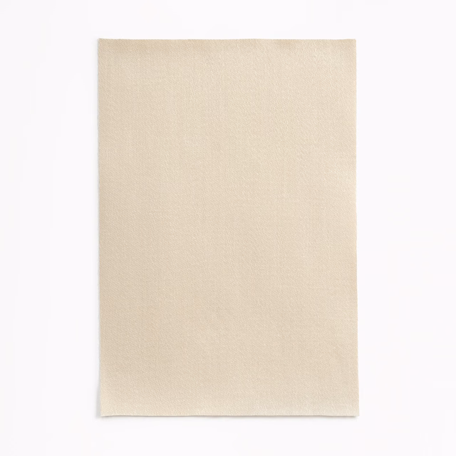 Pale warm ivory Blazer Ficelle textile with a fine, subtly lustrous woven surface