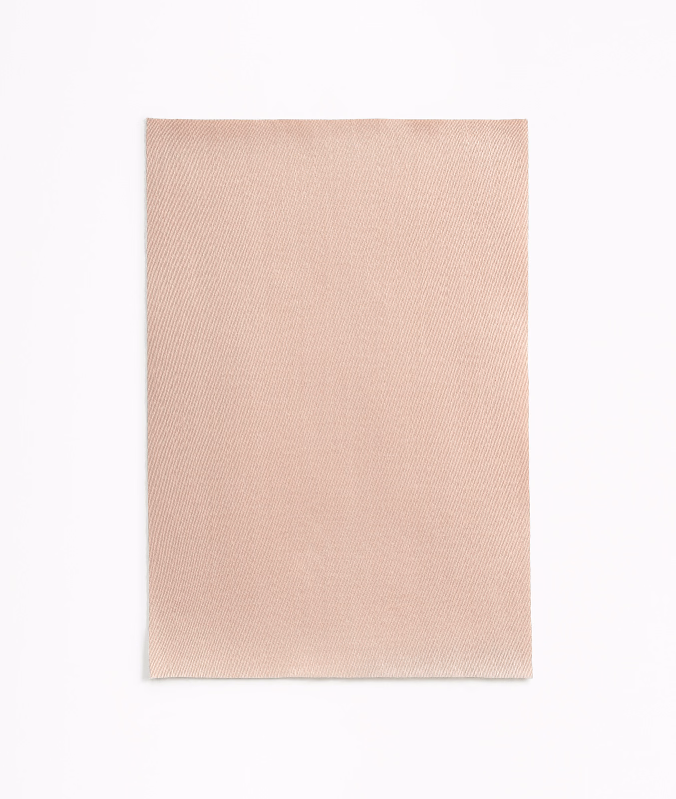Pale blush-pink satin with a fine, even weave and soft sheen