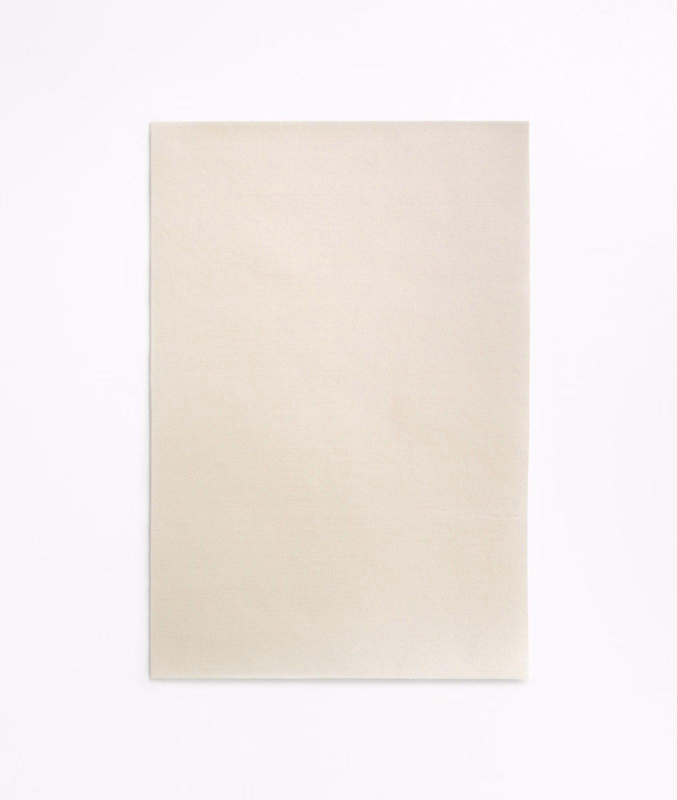 Pale ivory satin swatch showing a fine horizontal weave and subtle reflective sheen