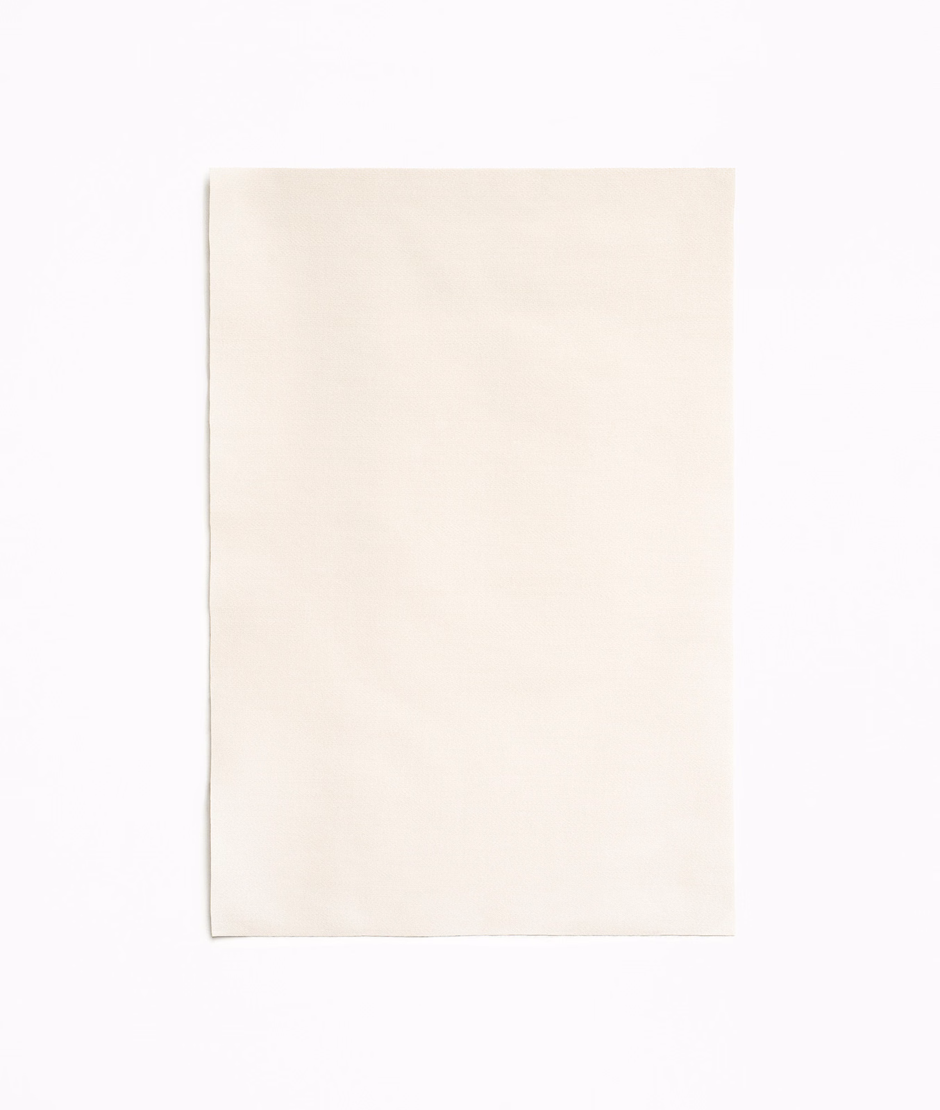 Warm ivory satin swatch with a plain, smooth face and gentle sheen