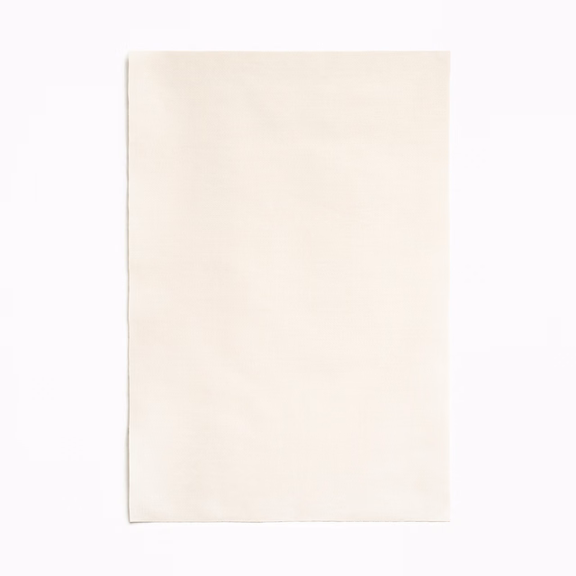 Warm ivory satin swatch with a plain, smooth face and gentle sheen
