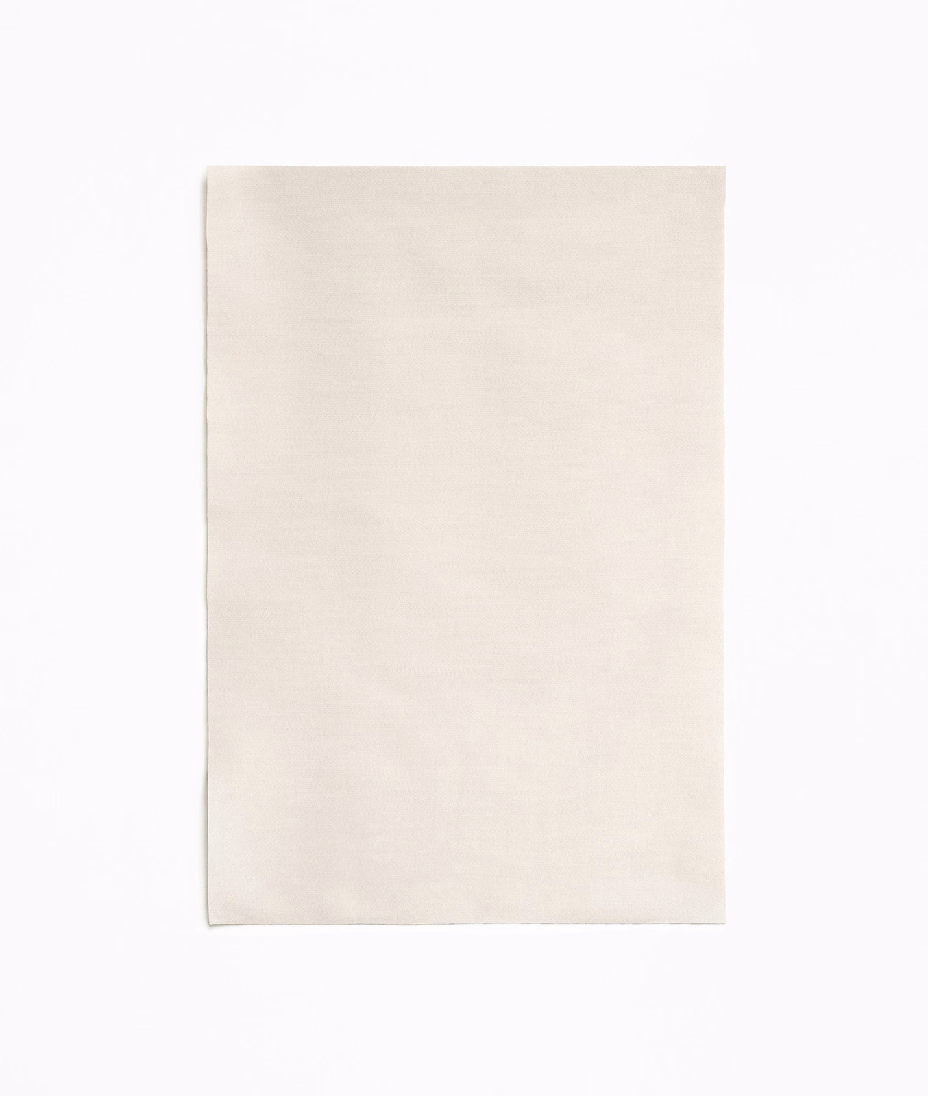 Pale ivory-beige satin swatch with a smooth, softly lustrous plain surface