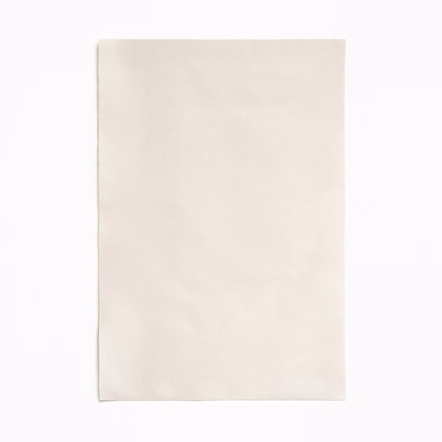 Pale ivory-beige satin swatch with a smooth, softly lustrous plain surface
