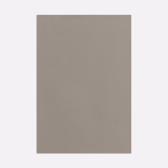 Plain taupe-grey satin swatch with a soft, subdued surface sheen
