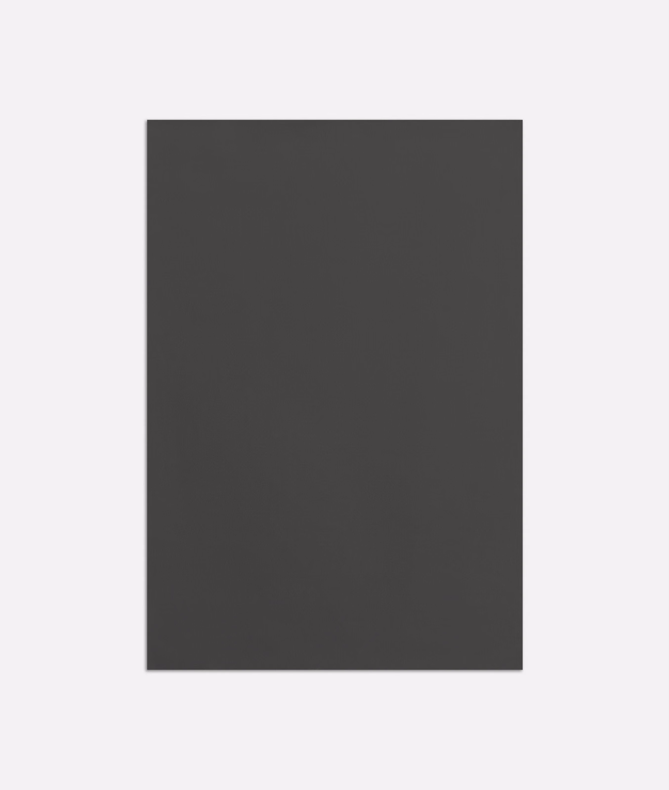 Deep charcoal grey satin swatch with a smooth surface and subtle low sheen