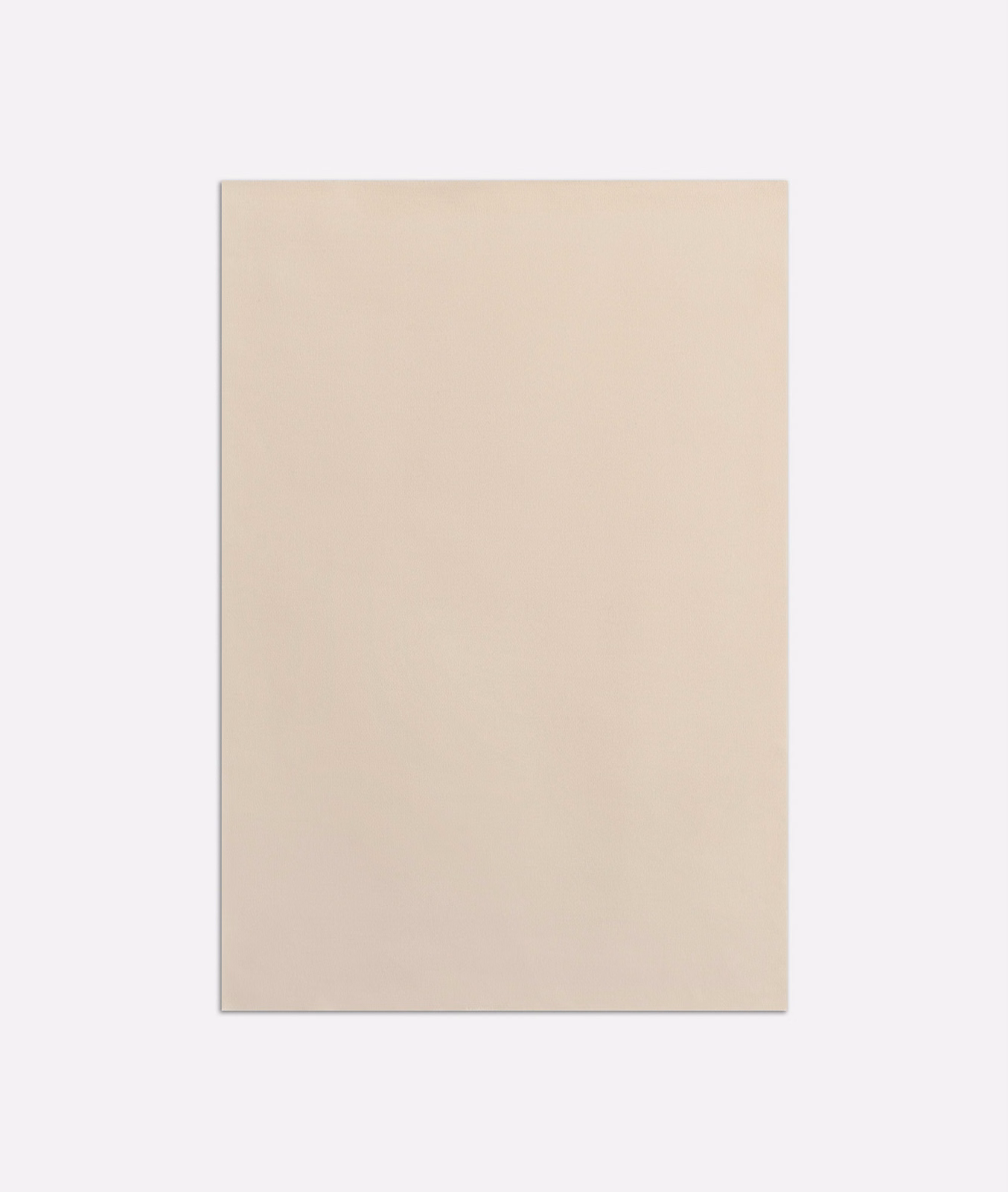 Pale lipstick-beige satin swatch with a smooth, softly reflective surface