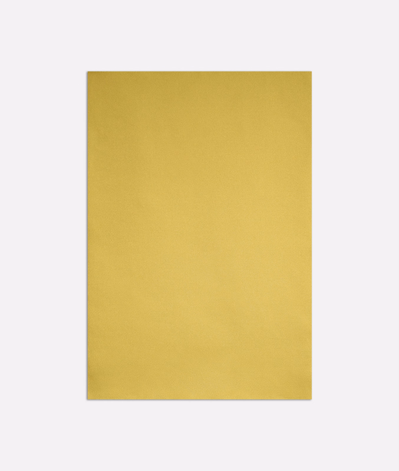 Warm cédrat yellow satin swatch with a smooth, softly reflective surface