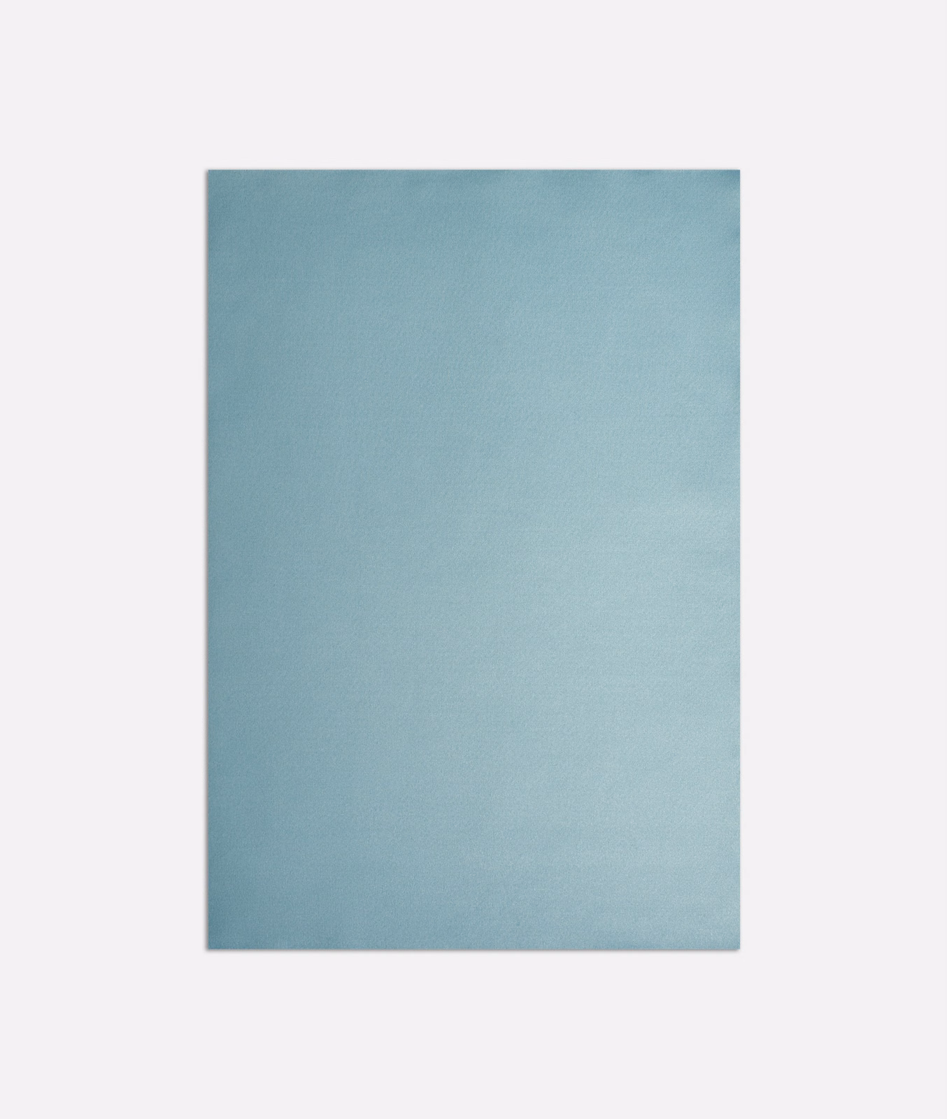 Pale Carta Da Zucchero blue satin with a smooth, softly glowing surface