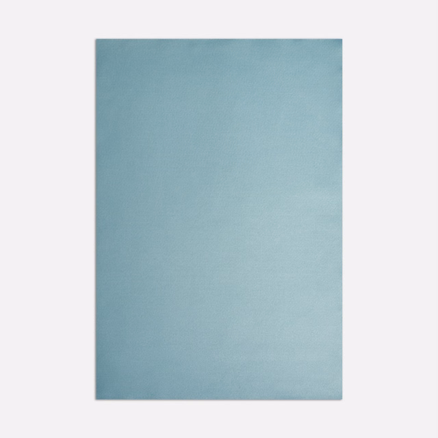 Pale Carta Da Zucchero blue satin with a smooth, softly glowing surface