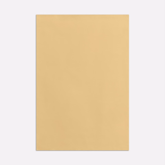 Warm Giallo Di Napoli satin swatch with a smooth, subtle sheen