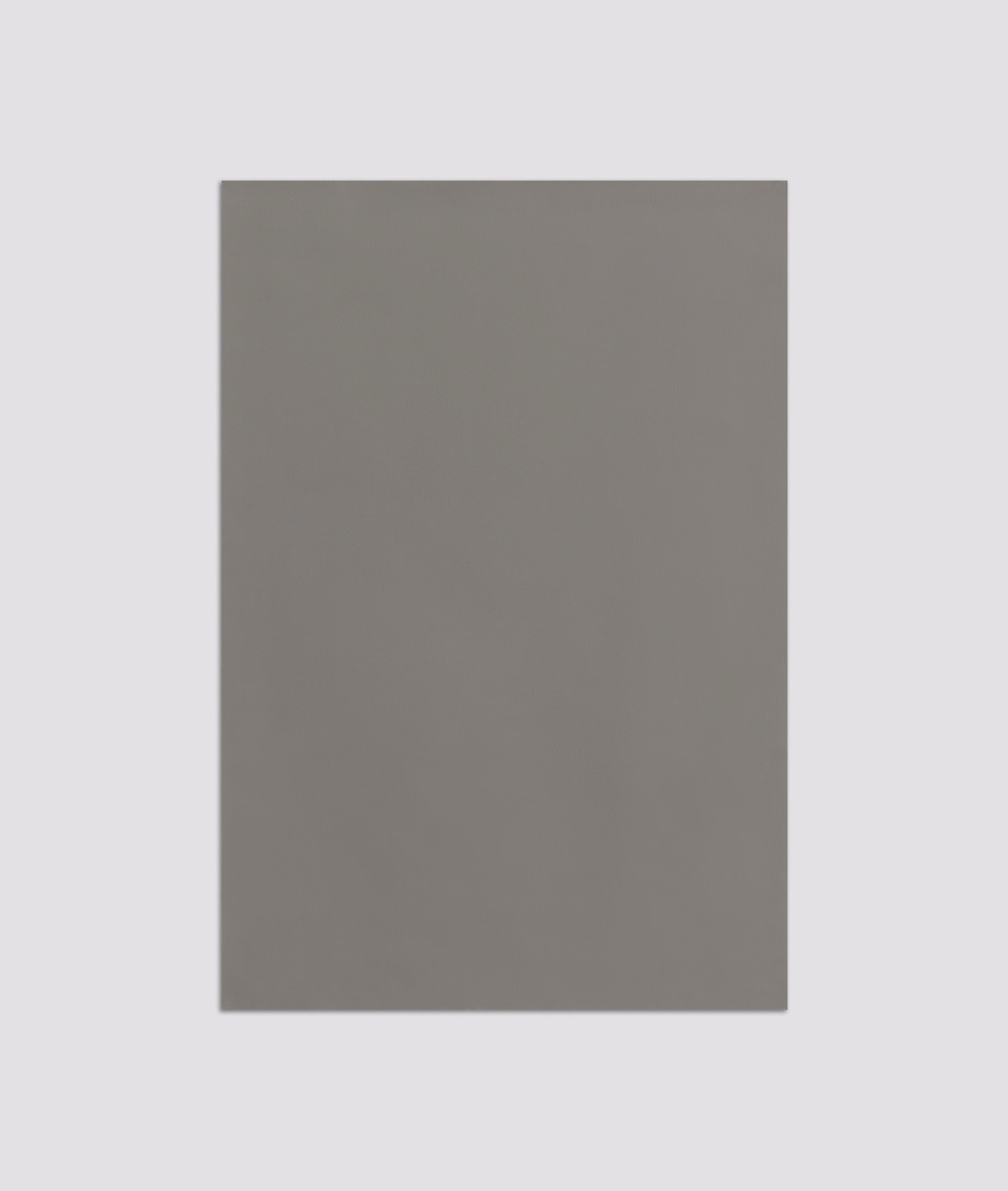 Muted mouse-grey satin with a smooth, softly reflective plain surface