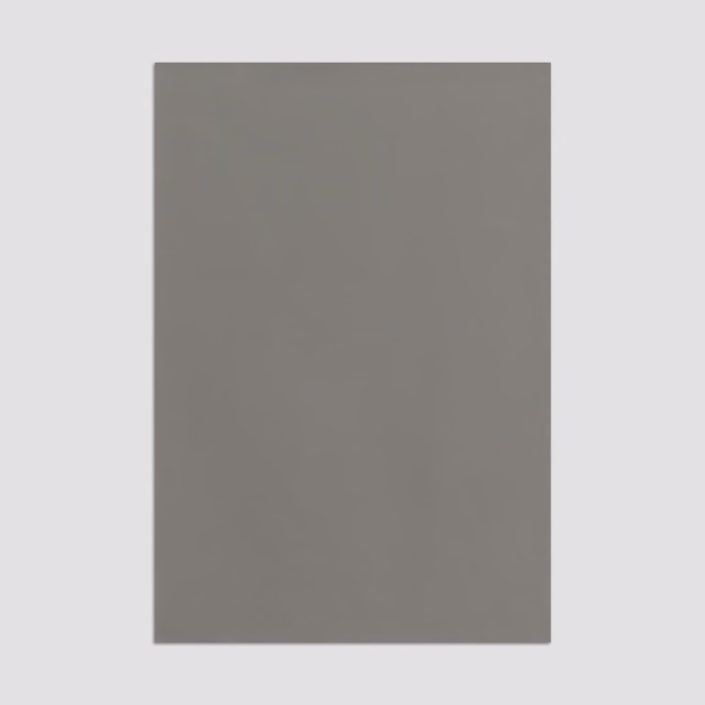 Muted mouse-grey satin with a smooth, softly reflective plain surface