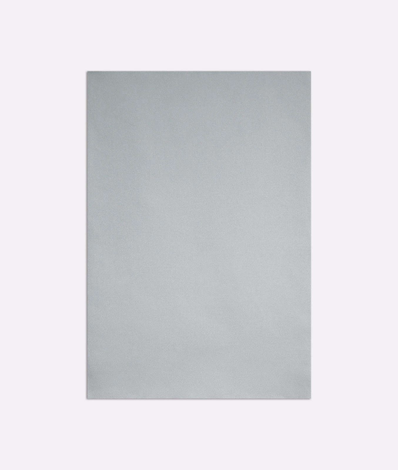 Pale blue-grey satin swatch with soft even sheen and subtle tonal depth