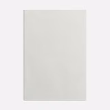 Pale silver-white satin swatch with a smooth, softly reflective surface