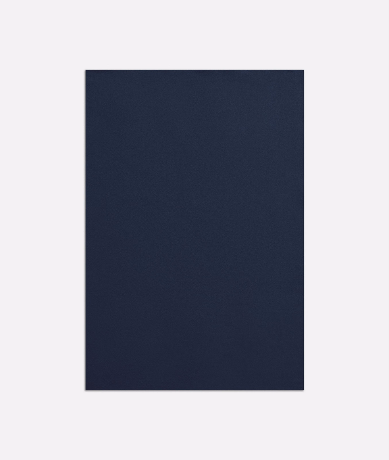 Deep inky navy satin swatch with a smooth, subtly lustrous surface