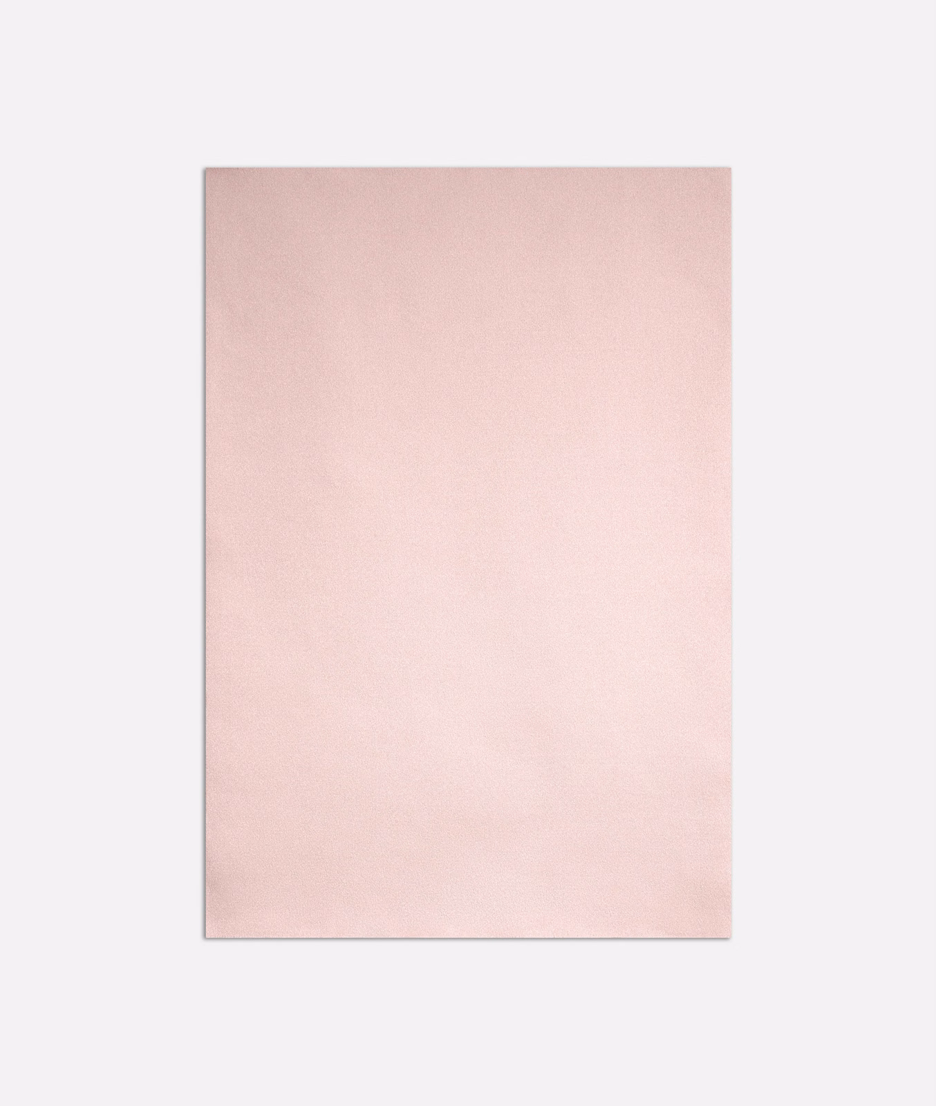 Pale blush-pink satin swatch with a smooth, softly reflective surface