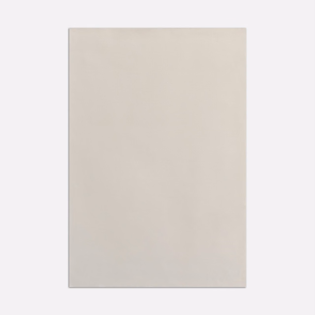Pale blush-ivory satin swatch with a smooth surface and restrained sheen