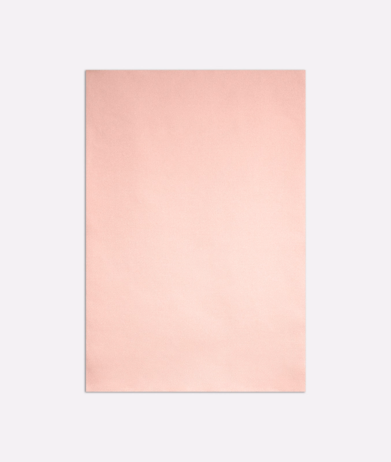 Plain pale blush pink satin swatch with a smooth, softly luminous surface