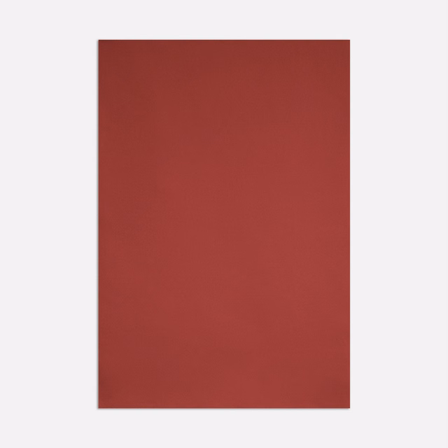 Deep lipstick-red satin with a smooth surface and restrained vertical sheen