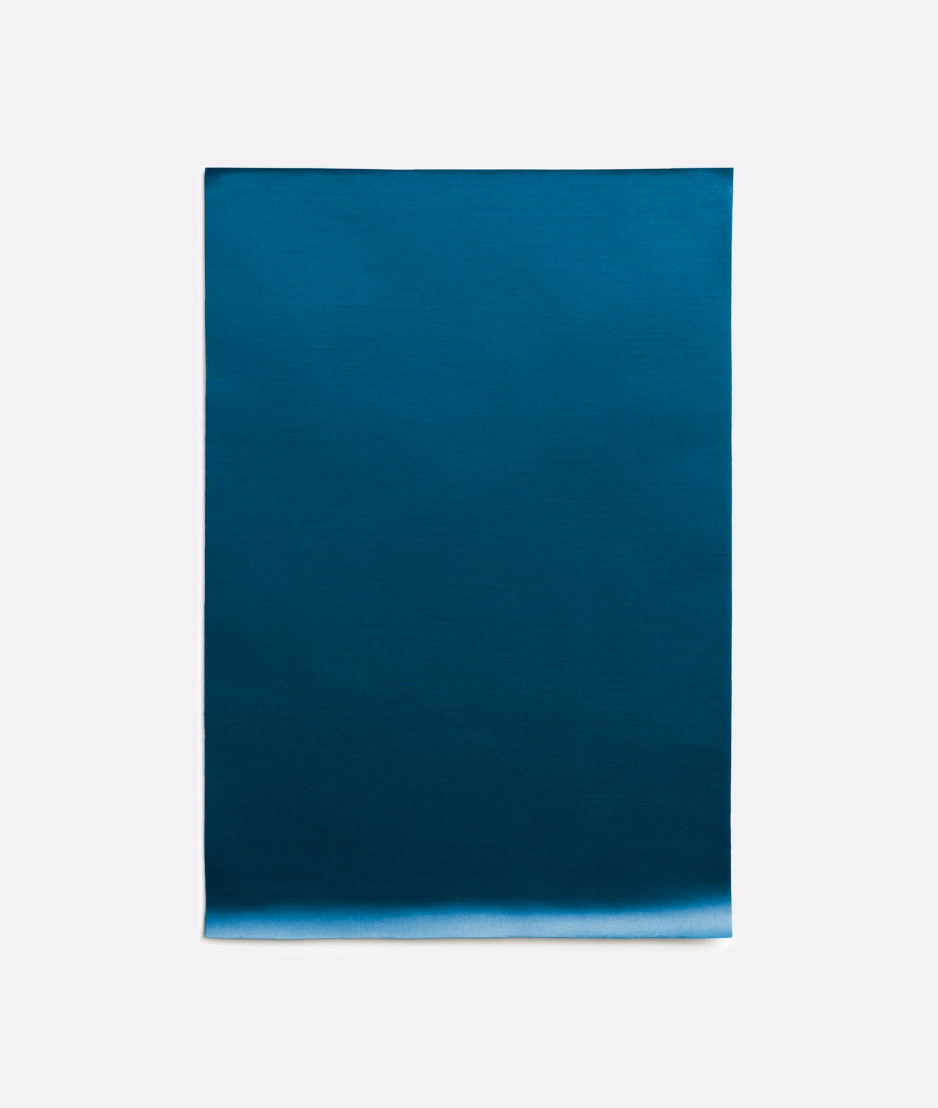 Deep ottanio teal satin swatch with subtle horizontal sheen and smooth texture