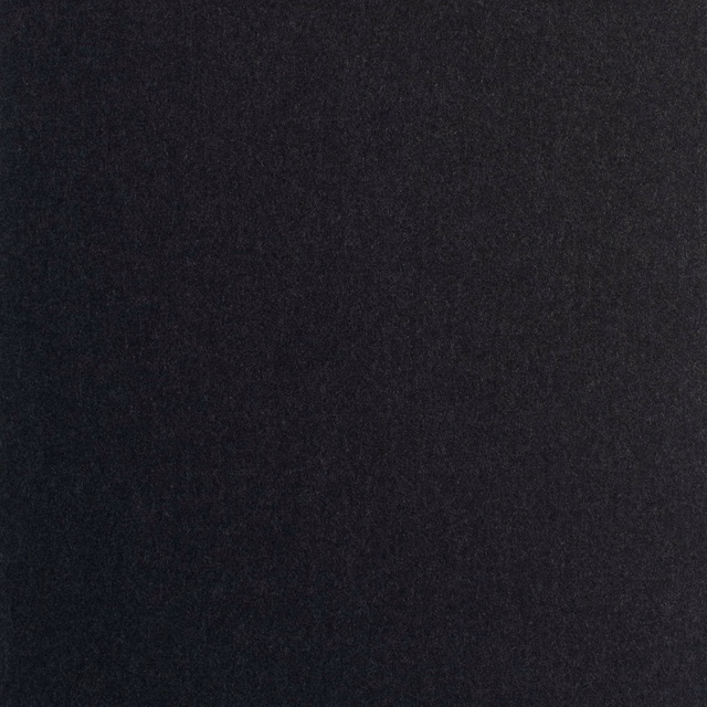 Near-black charcoal satin fabric with a subtly mottled, softly reflective surface