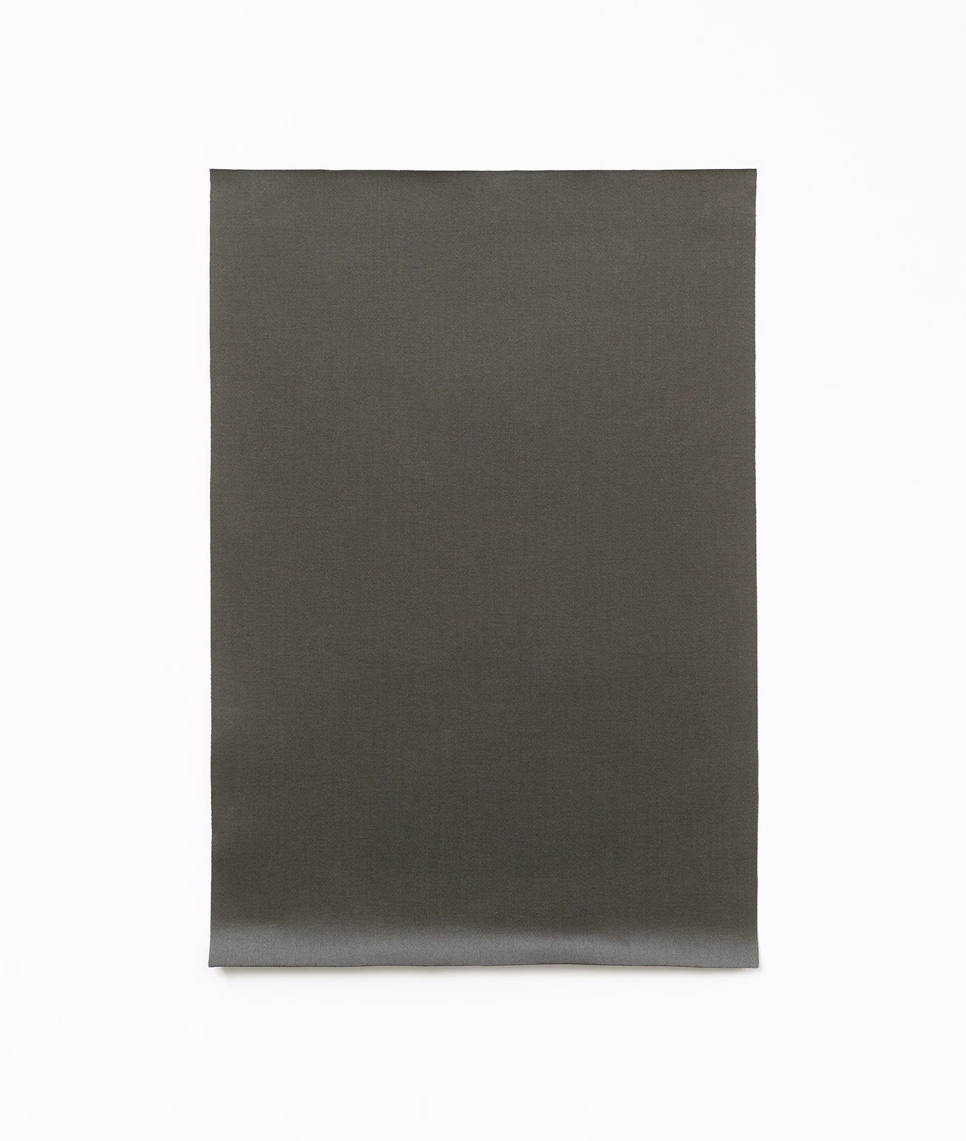 Deep slate-grey plain satin weave with a soft, low directional sheen