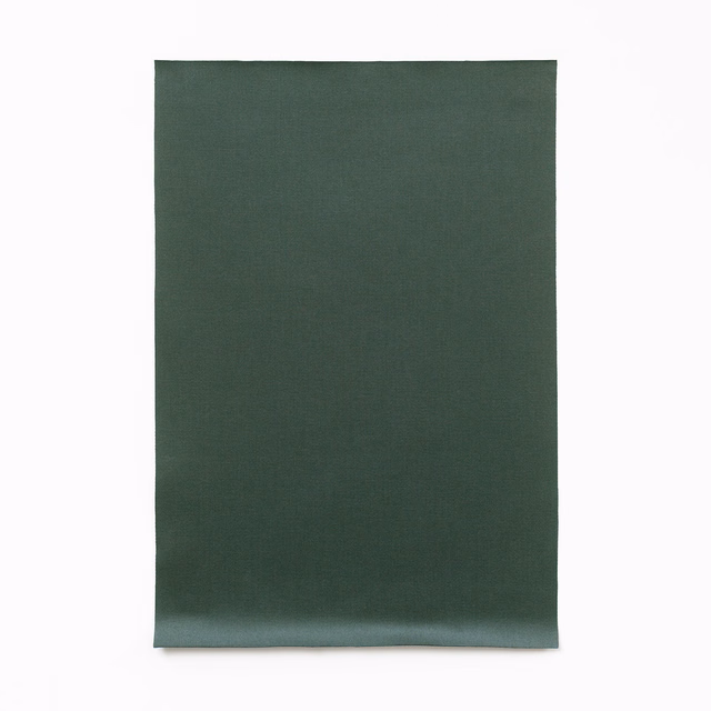 Deep forest-green satin with a smooth weave and soft directional sheen