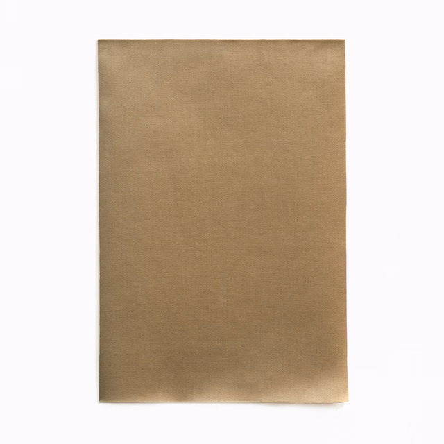 Warm bronze-brown satin swatch with a subtle horizontal sheen
