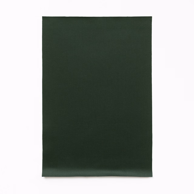 Plain deep forest-green satin swatch with a smooth, subtly lustrous surface