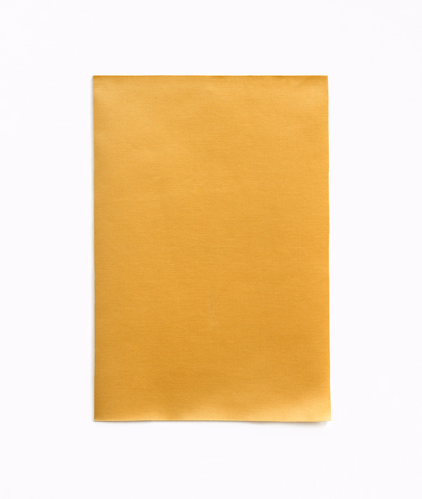 Warm golden-yellow satin with fine horizontal texture and a softly reflective surface