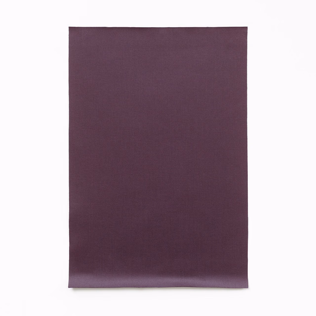 Deep plum-purple satin swatch with a fine weave and subtle sheen