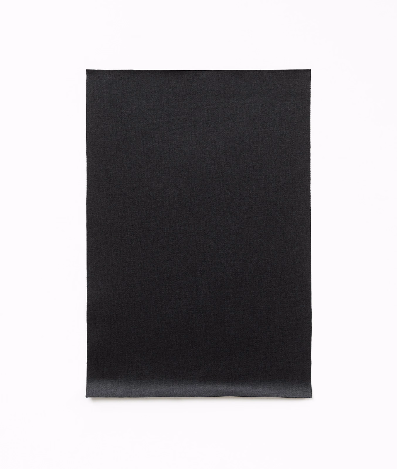 Near-black satin swatch with a subtle surface sheen