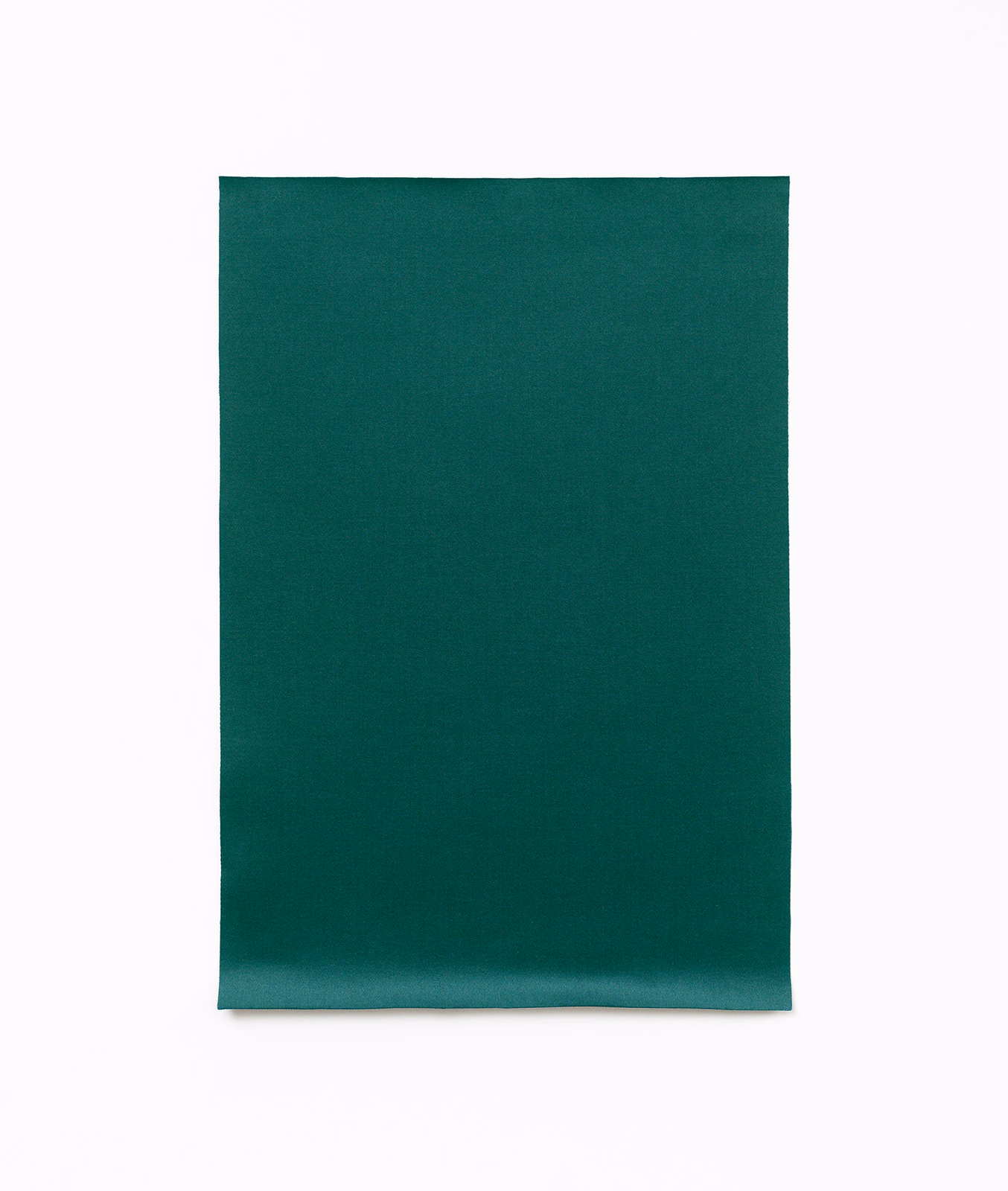 Deep emerald-teal satin swatch with a soft, directional sheen