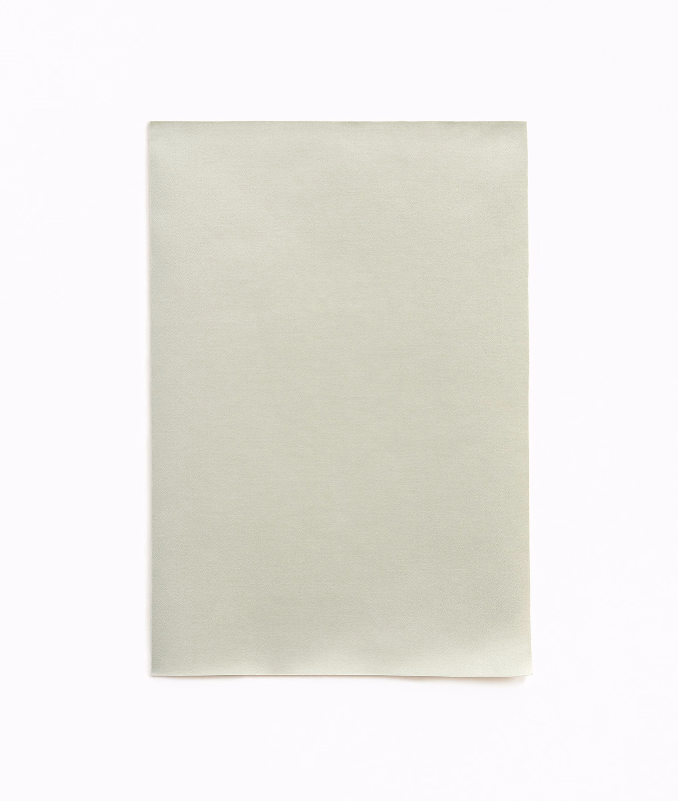 Pale stone-beige satin swatch with subtle horizontal grain and soft surface sheen