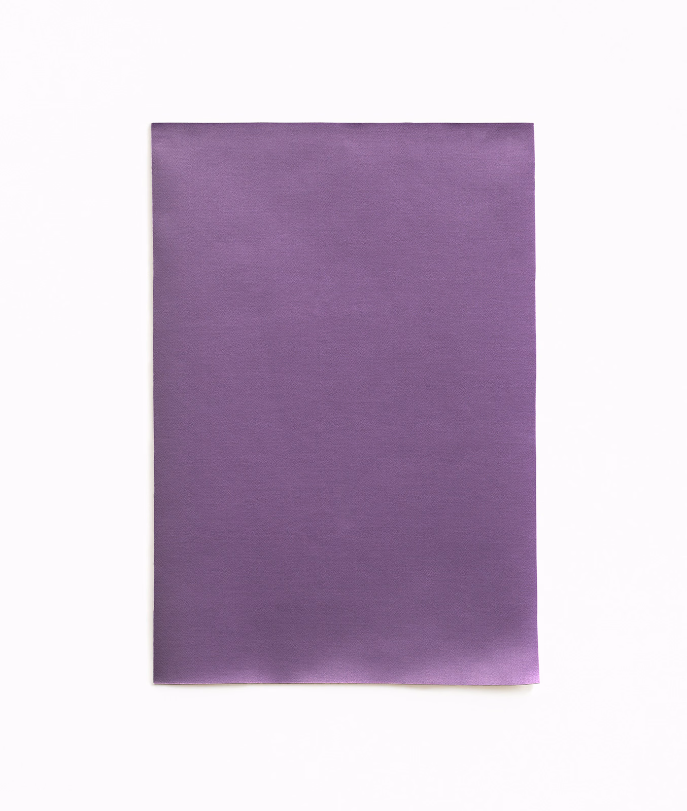Rich violet satin with fine horizontal weave and softly reflected sheen