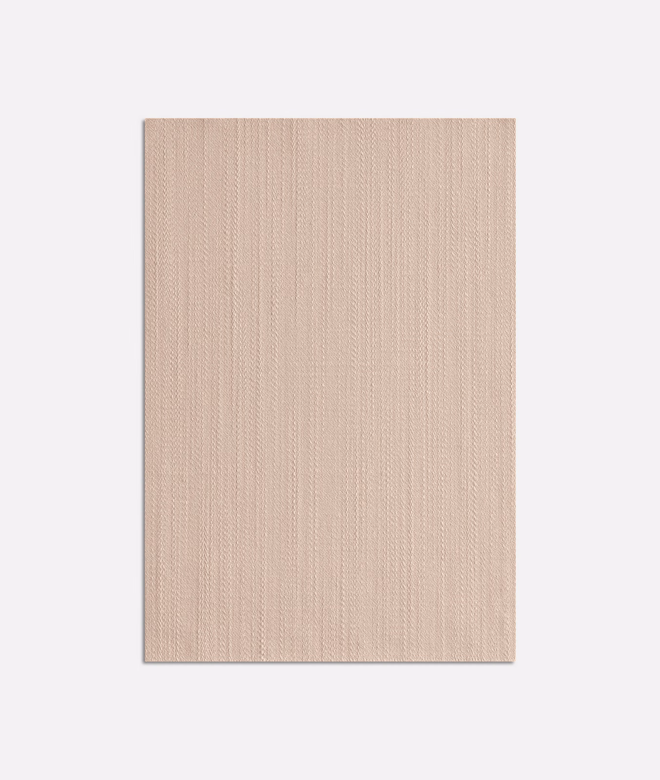Pale blush-beige satin with delicate vertical ribbing and a soft sheen
