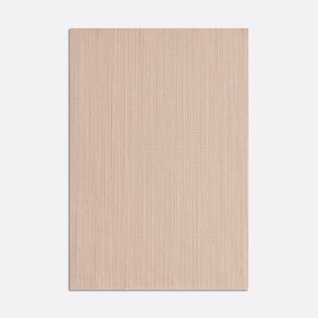 Pale blush-beige satin with delicate vertical ribbing and a soft sheen