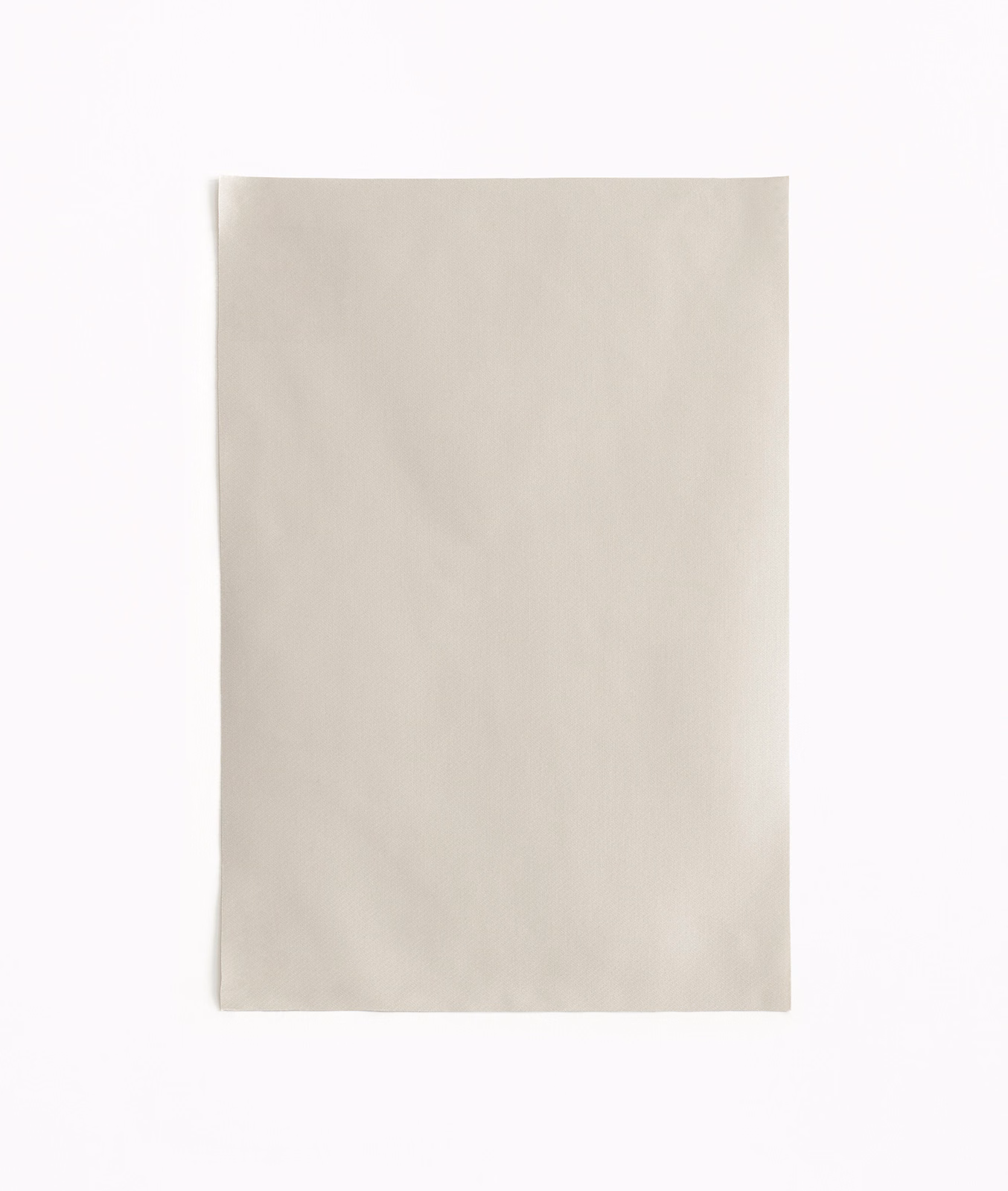 Pale pearl-ivory satin swatch with a smooth, softly reflective surface