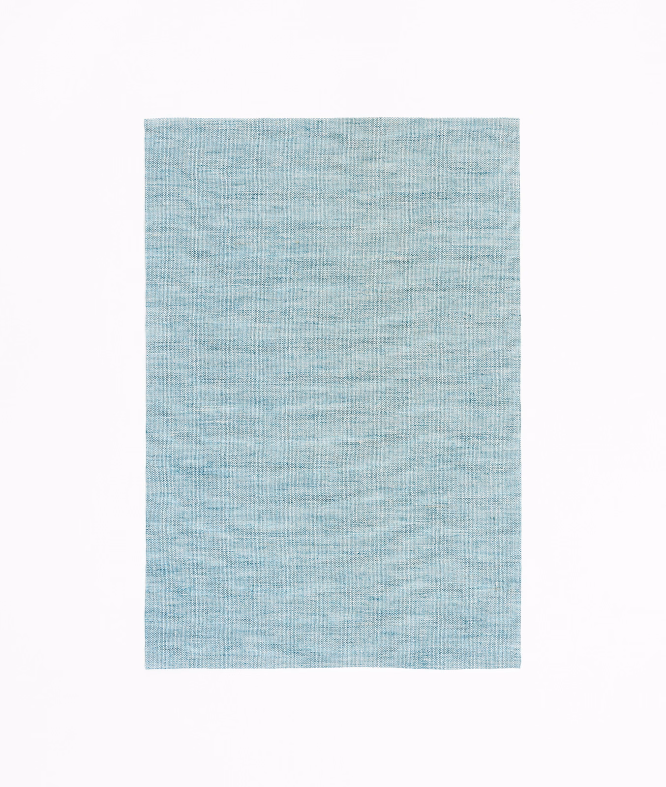 Pale aqua Acquerello fabric with subtle horizontal slub texture