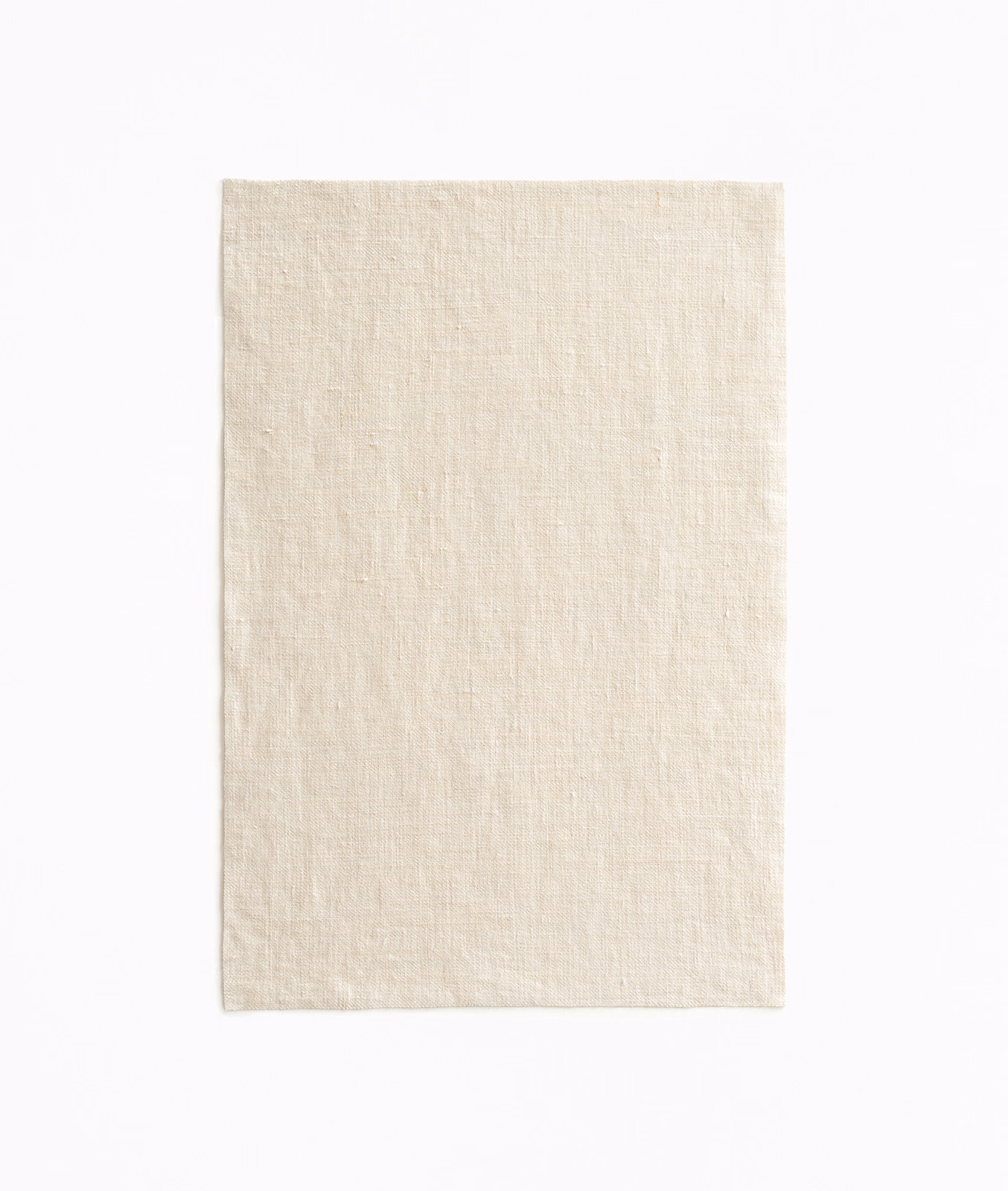 Pale natural ivory sheer weave with subtle vertical slubs and soft textural variation