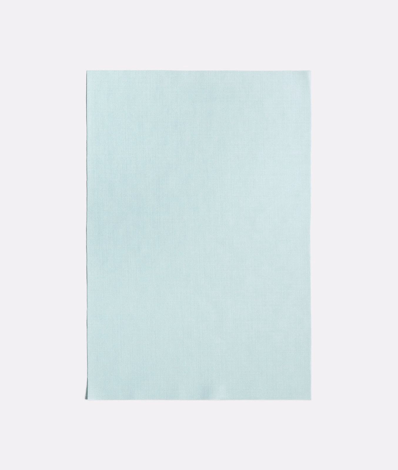 Pale aqua mint sheer with a fine, subtly textured plain weave