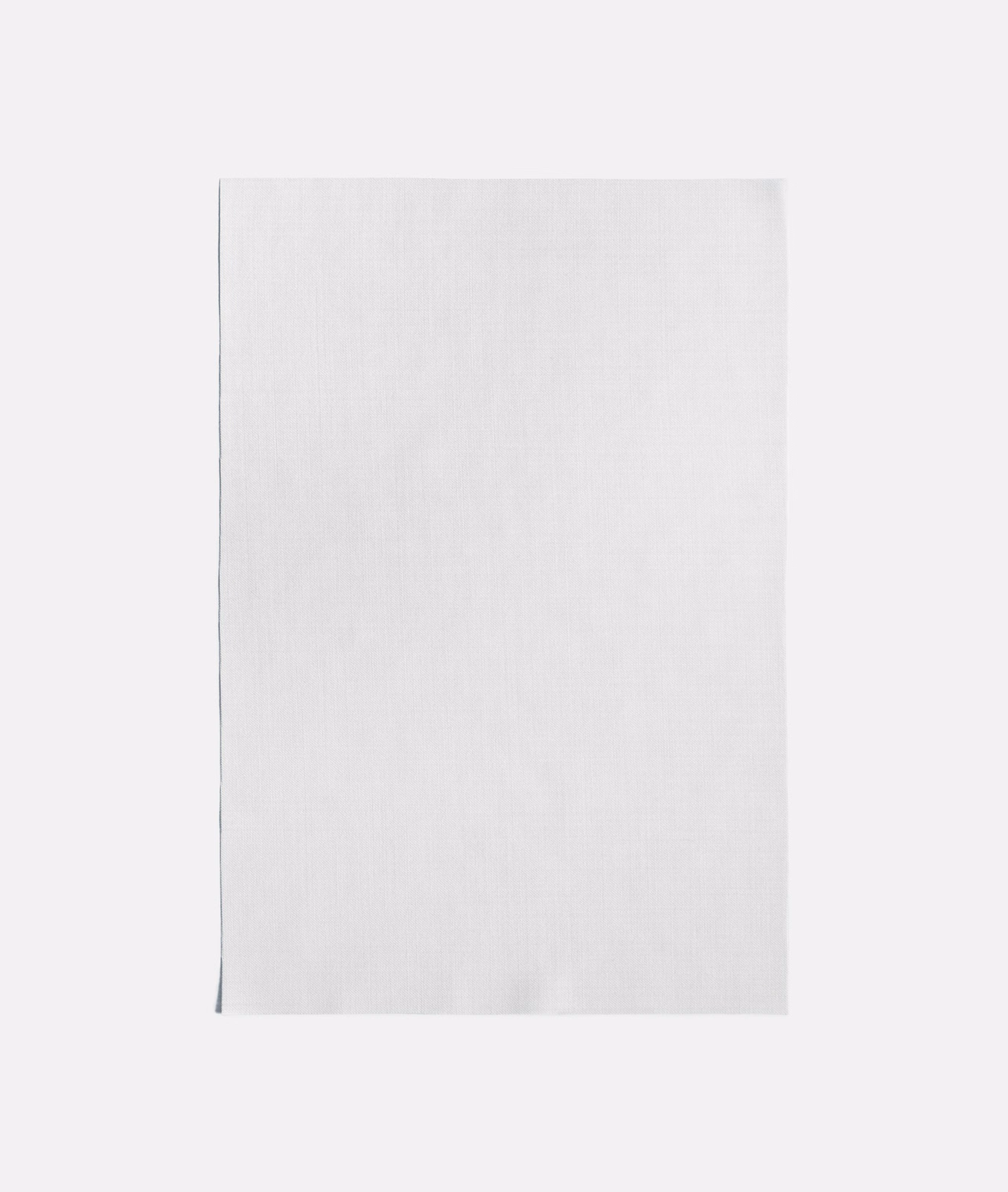 Close view of Cielo Perla sheer fabric in a cool pearl-white fine weave