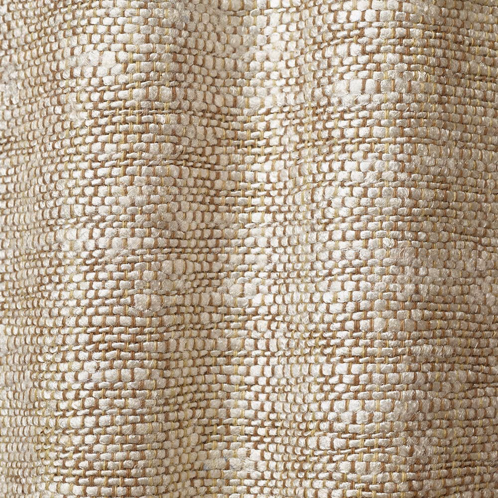 Warm ivory and taupe fabric with a small irregular looped weave