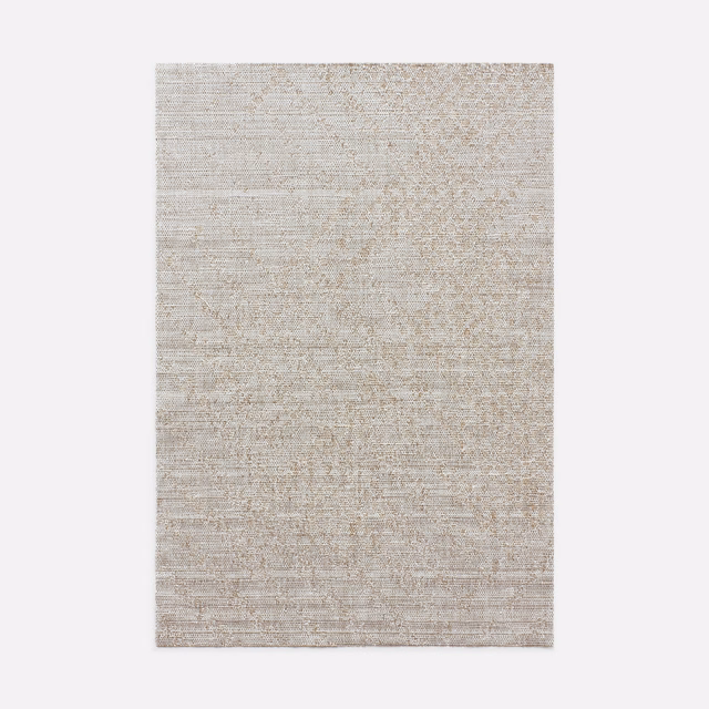 Pale silver-grey sheer fabric with fine horizontal striations and warm oat flecks