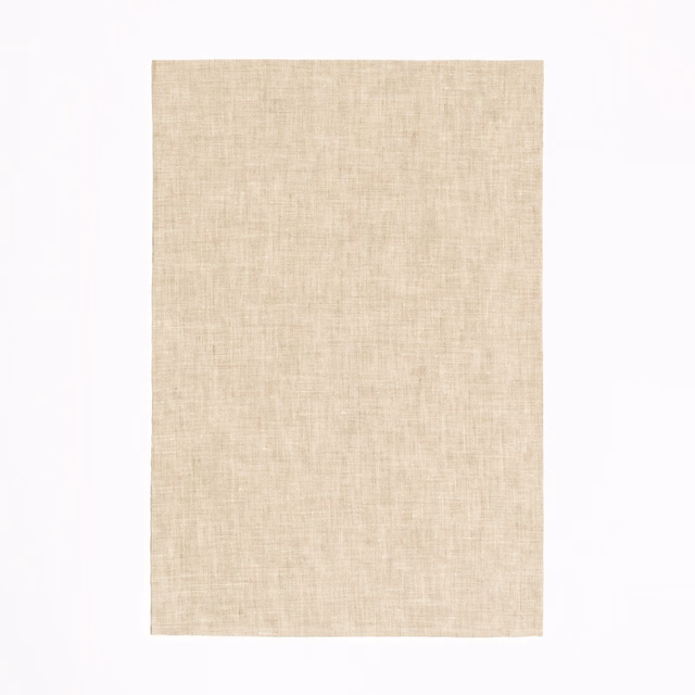 Warm pale beige sheer cloth with a fine, irregular linen-like weave