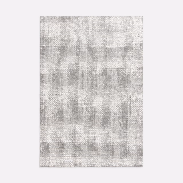 Pale greige sheer swatch with a fine, even linen-look woven texture