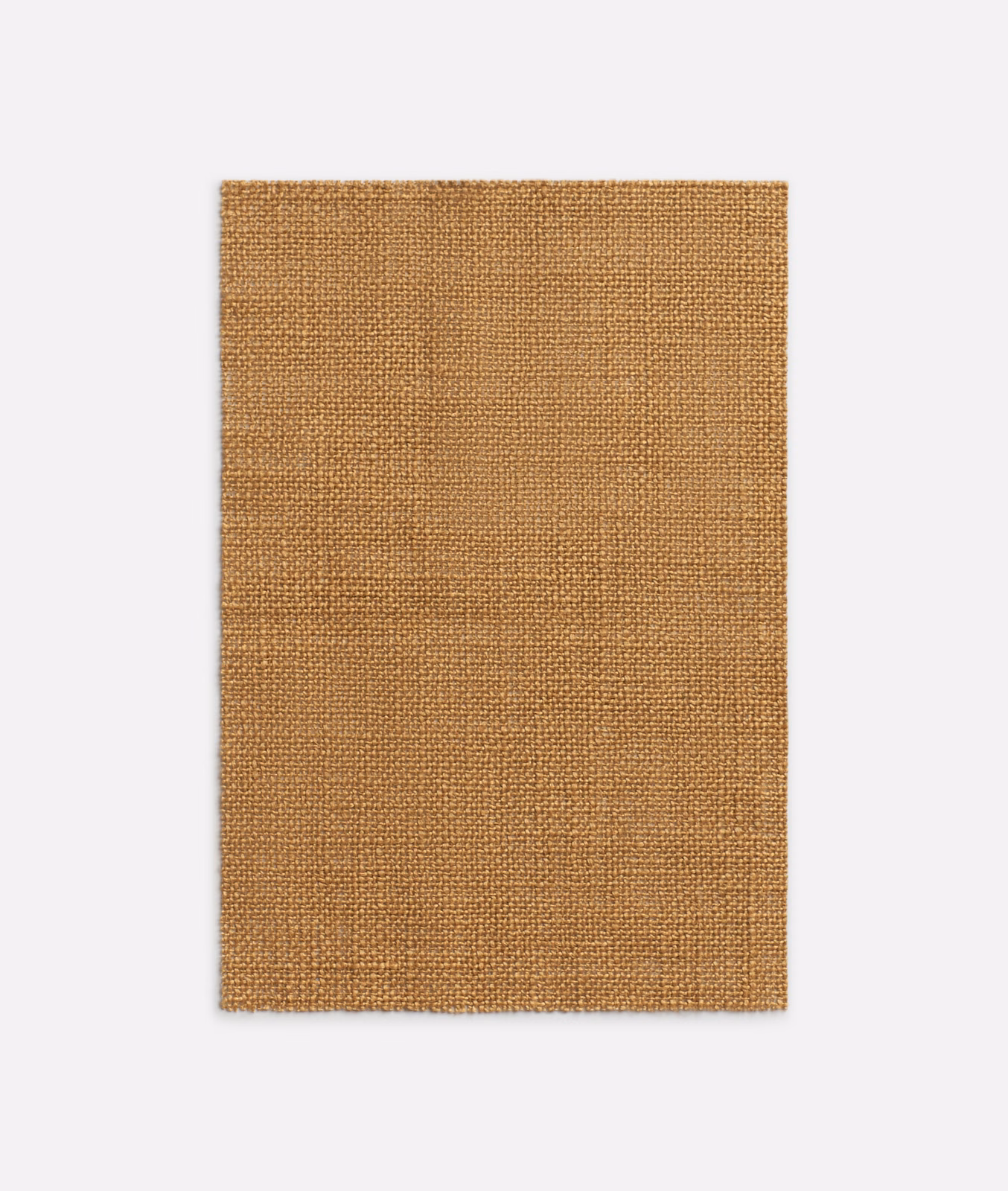 Warm mustard-gold sheer with a fine, subtly irregular woven grid texture