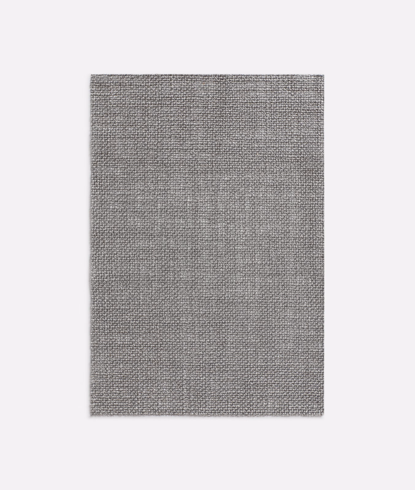Close plain weave in muted taupe-grey, showing a subtle linen-like texture