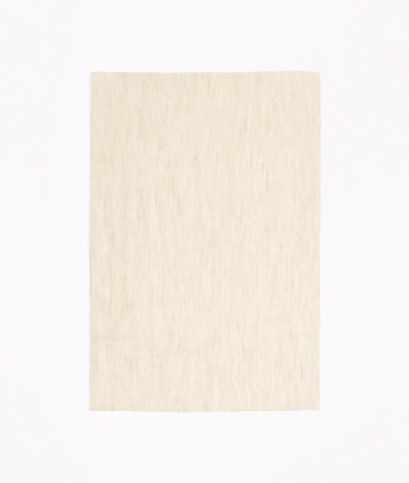 Pale ivory sheer fabric with softly irregular vertical linen-like striations